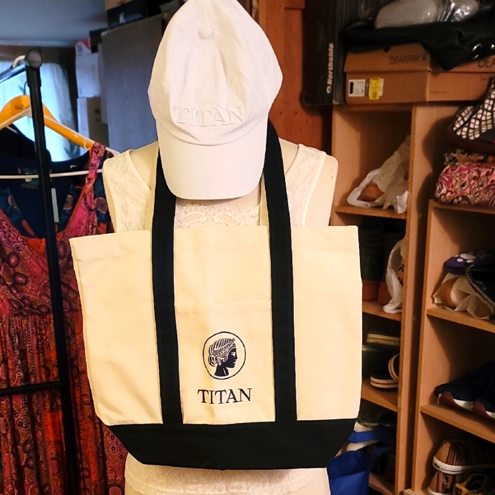 Titan  Tote Bag and Cap